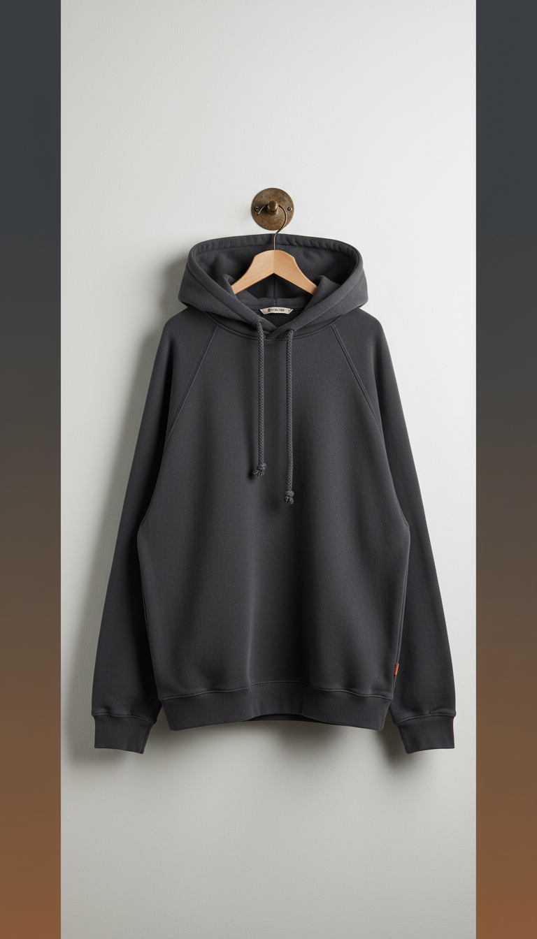 Relaxed Fit Hoodie Deep Graphite