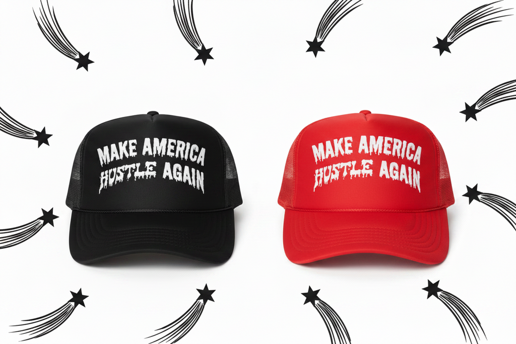 Hustle Again Trucker Hats
