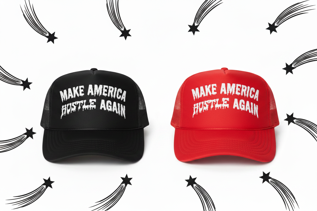 Hustle Again Trucker Hats