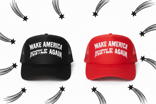 Hustle Again Trucker Hats