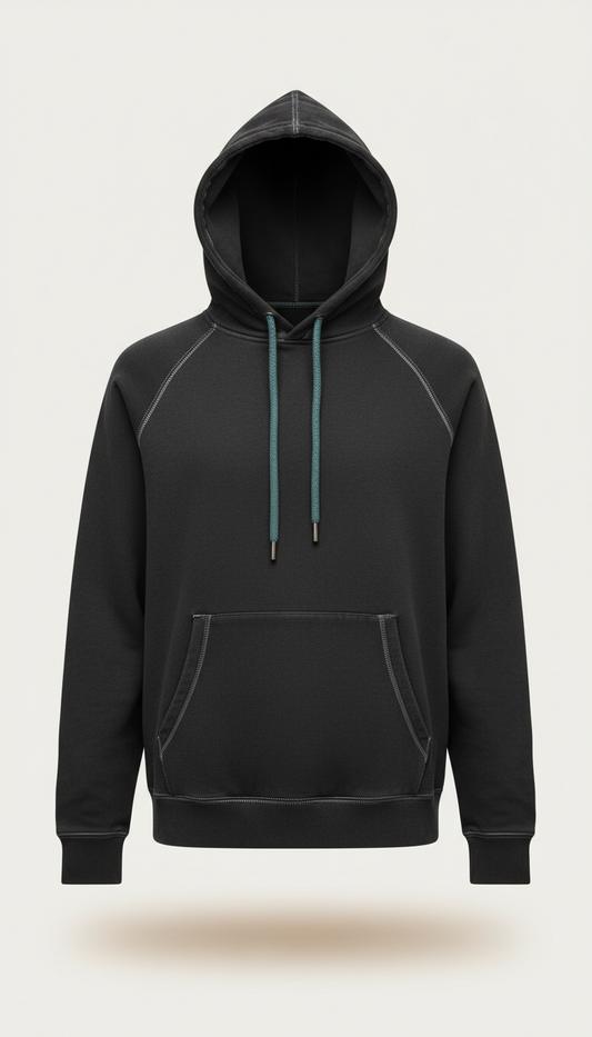 Street hoodie in noir slate